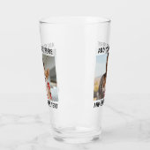 Custom Photo and Text Or Name Glass Cup Glas (Links)