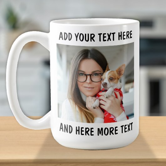 Custom Photo and Text Or Name Kaffeetasse