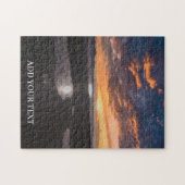 Custom Photo and Text Personalized  Puzzle (Horizontal)