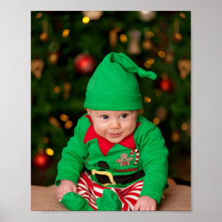 Custom photo and text poster