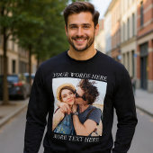 Custom Photo and Text Sweatshirt
