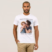 Custom Photo and Text T-Shirt (Vorne ganz)