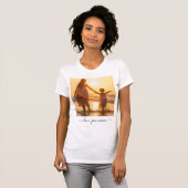 Custom Photo and Text T-Shirt - I Love You Mom  (Vorne ganz)