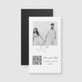 Custom Photo announcement Wedding magnet (Vorne/Hinten)