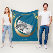 Custom Photo Baby Fleece Blanket 