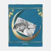 Custom Photo Baby Fleece Blanket  (Vorderseite)