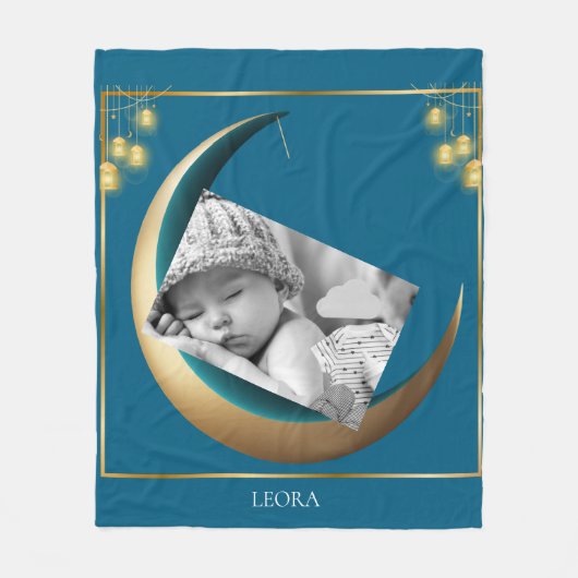 Custom Photo Baby Fleece Blanket (Vorderseite)