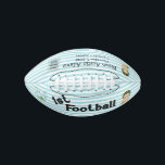 Custom Photo Baby's 1st Football<br><div class="desc">Custom Photo Baby's 1st Football Makes a wonderful new baby gift.  Great fo showers held after birth or a new baby welcome gift -  add Name,  weight,  birthdate,  and photo of newborn.</div>