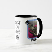 Custom Photo Best Cat Ever Tasse (VorderseiteRechts)
