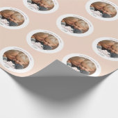 Custom Photo Best Grandma Ever Geschenkpapier (Ecke)