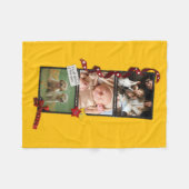 Custom Photo Blanket Collage, Picture Blanket Fleecedecke (Vorderseite (Horizontal))