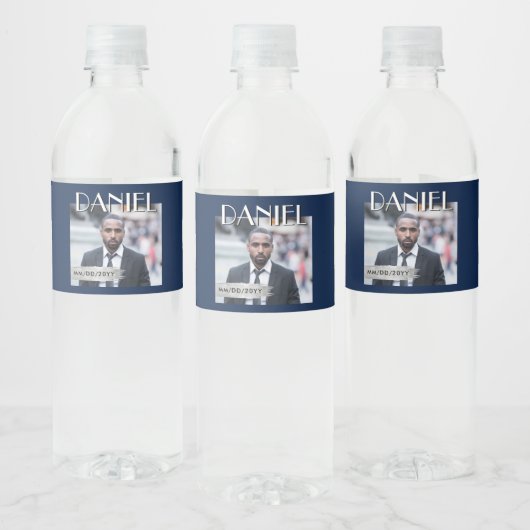 Custom Photo Bottle Label, Birthday Magazine Cover Wasserflaschenetikett (Flaschen)