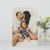 Custom Photo Briefpapier (Stehend Vorderseite)