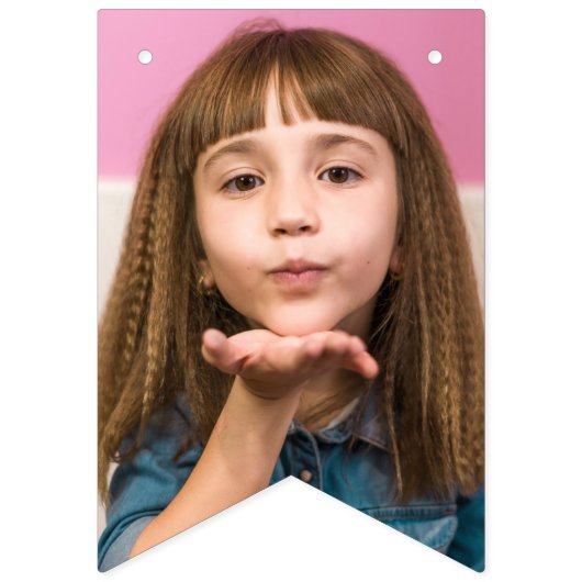 Custom Photo Bunting Flags Wimpelkette (Zweite Fahne)