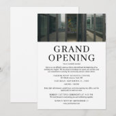 Custom Photo Business Grand Opening Invitation  Einladung (Vorne/Hinten)