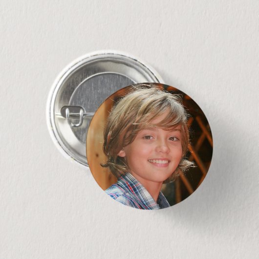 CUSTOM PHOTO BUTTON (Vorne & Hinten)