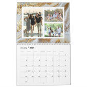 Custom Photo Calendar Beautiful Glitter Agate Kalender (Jan 2027)