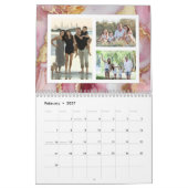 Custom Photo Calendar Beautiful Glitter Agate Kalender (Feb 2027)