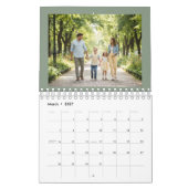 Custom Photo Calendar, Rustic Wall Design Kalender (Mär 2027)