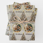 Custom Photo Christmas Wrapping Paper  Geschenkpapier Set (Beispiel)