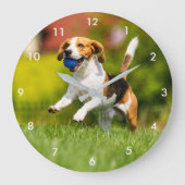 Custom Photo Clock Große Wanduhr (Vorderseite)