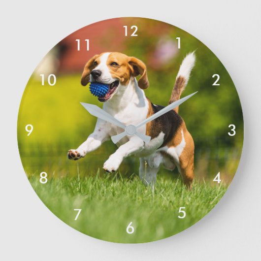 Custom Photo Clock Große Wanduhr (Vorderseite)