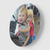 Custom Photo Clock Große Wanduhr (Winkel)