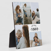 Custom Photo Collage Best Mom Ever Fotoplatte (Seite)
