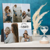 Custom Photo Collage Best Mom Ever Fotoplatte (Seite)