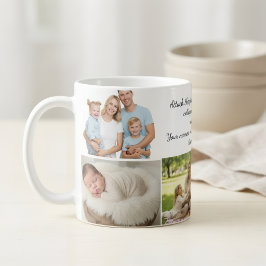 Custom Photo Collage Mug – Your Photo & Your Text Kaffeetasse