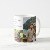 Custom Photo Collage Mug – Your Photo & Your Text  Kaffeetasse (VorderseiteRechts)