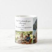 Custom Photo Collage Mug – Your Photo & Your Text  Kaffeetasse (Mittel)