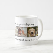 Custom Photo Collage Mug – Your Photo & Your Text  Kaffeetasse (VorderseiteRechts)