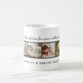 Custom Photo Collage Mug – Your Photo & Your Text Kaffeetasse
