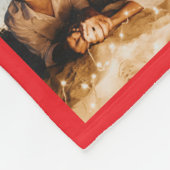 Custom Photo Collage Personalized Picture Romantic Fleecedecke (Ecke)