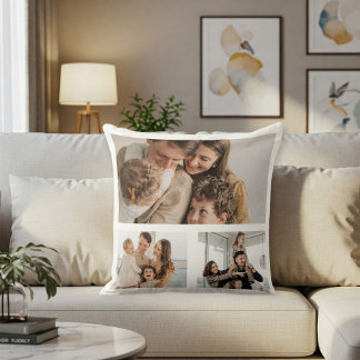 Custom photo collage pillow, Personalized photo  Kissen