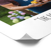 Custom Photo Collage Poster Family Quote Modern (Ecke)