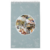 Custom photo collage Rose Line Art 2026 Kalender (Titelbild)