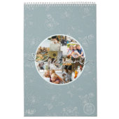 Custom photo collage Rose Line Art 2026 Kalender (Titelbild)