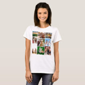 Custom Photo Collage Shirt, Custom 9 Photos   T-Shirt (Vorne ganz)