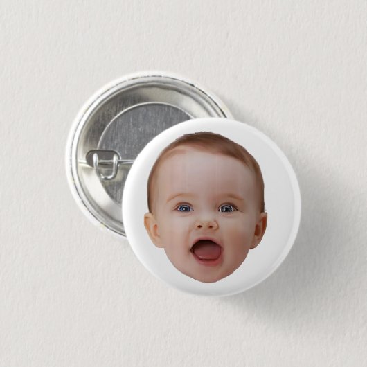 Custom Photo, Custom Photo Face Button (Vorne & Hinten)