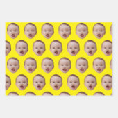 Custom Photo, Custom Photo Face Geschenkpapier Set (Vorderseite 3)