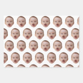 Custom Photo, Custom Photo Face Geschenkpapier Set (Vorderseite)