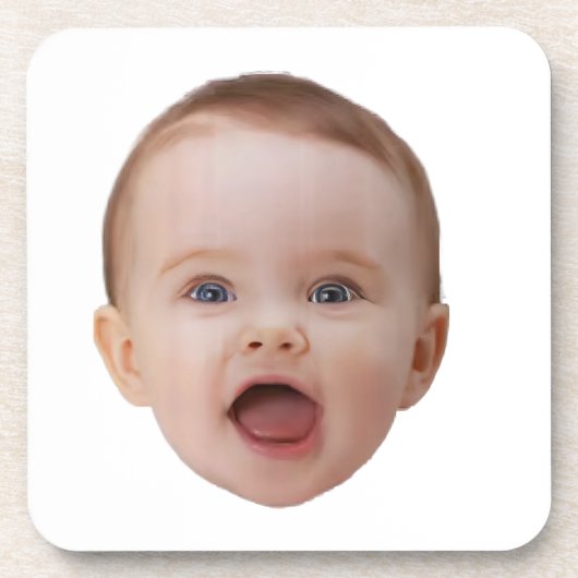 Custom Photo, Custom Photo Face Getränkeuntersetzer (Vorderseite)