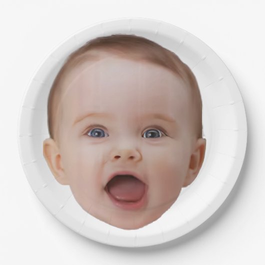 Custom Photo, Custom Photo Face Pappteller (Vorderseite)