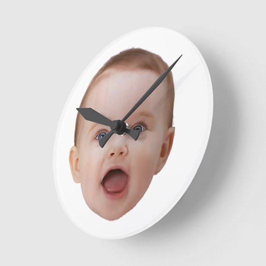 Custom Photo, Custom Photo Face Runde Wanduhr (Winkel)