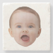 Custom Photo, Custom Photo Face Steinuntersetzer (Vorderseite)