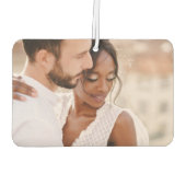 Custom Photo Cute Design Your Own 2 Image Autolufterfrischer (Rückseite)