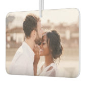 Custom Photo Cute Design Your Own 2 Image Autolufterfrischer (Links)