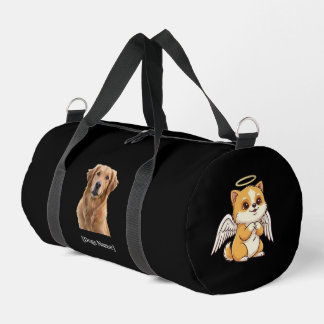 Custom Photo Dog Memorial Duffel Bag Duffle Bag